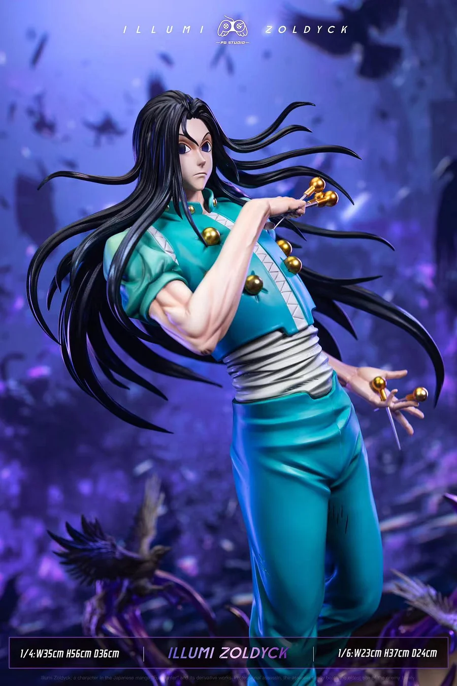 PG Studio -HUNTER×HUNTER- 03 Illumi Zoldyck 1/4 & 1/6 Scale Statue(GK)-