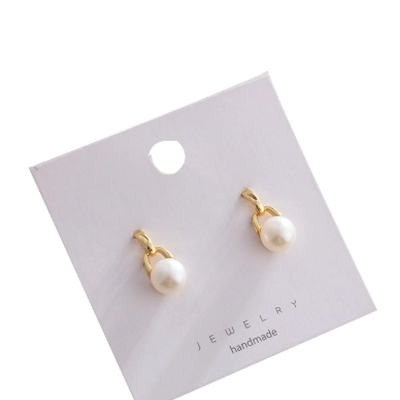 Minimalist Geometric 925 Sterling Silver Freshwater Pearl Beaded Bracelets