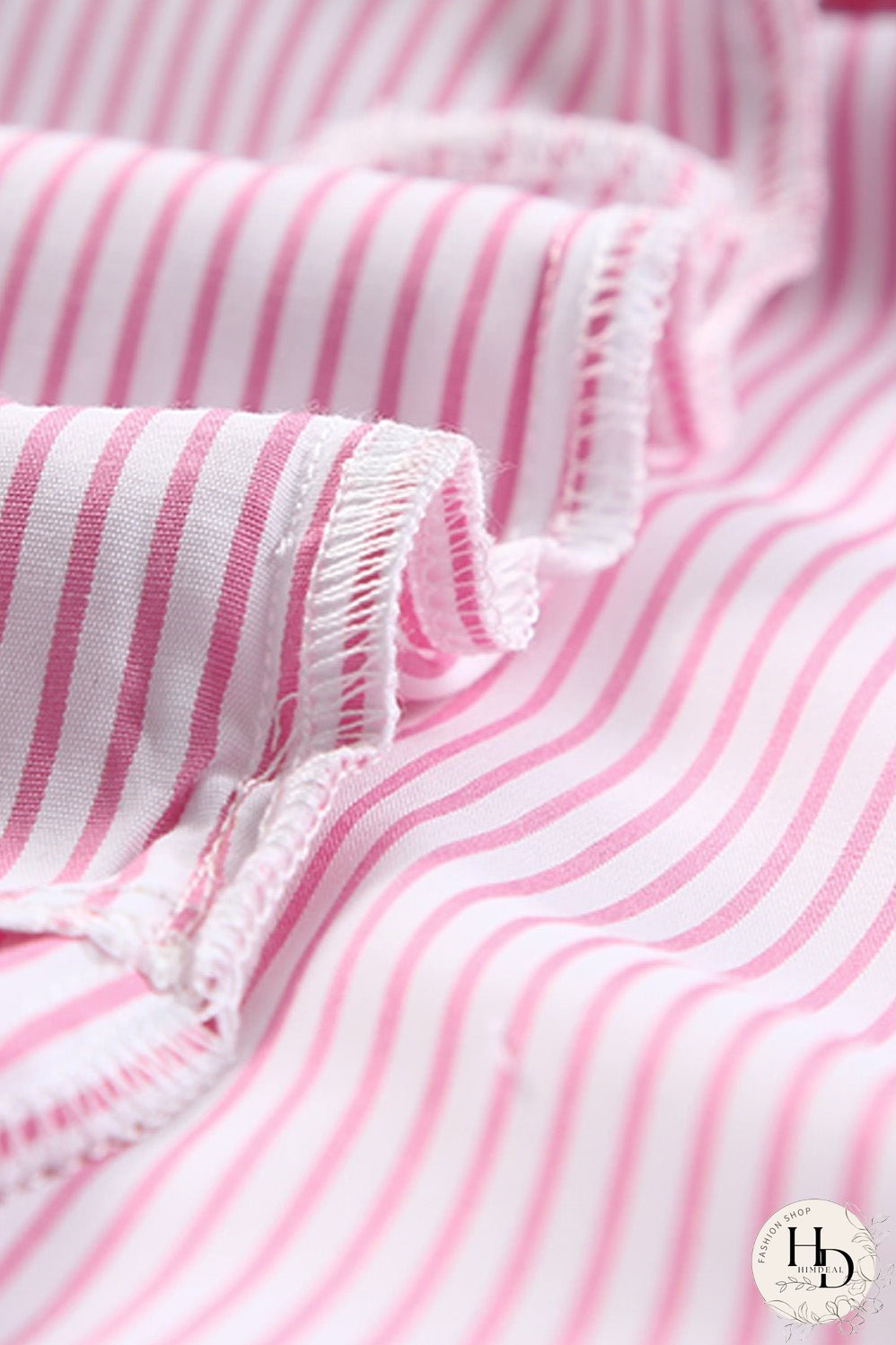 Simple Solid Lapel Button Long Sleeve Blouses