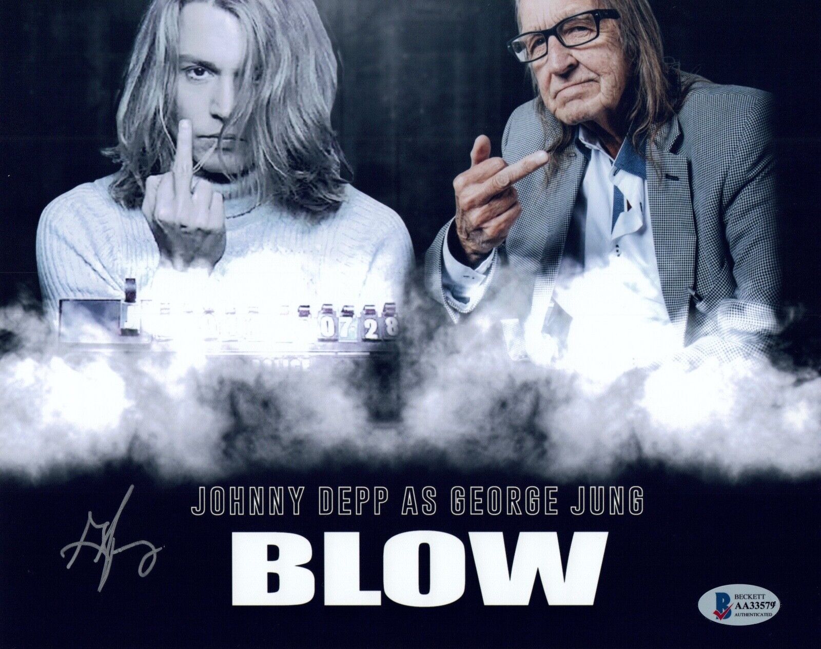 George Jung Signed Autographed 8x10 Photo Poster painting Blow Movie Johnny Depp Beckett COA