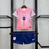 2025/2026 Kids Size Barcelona Special Edition Pink Football Shirt 1:1 Thai Quality