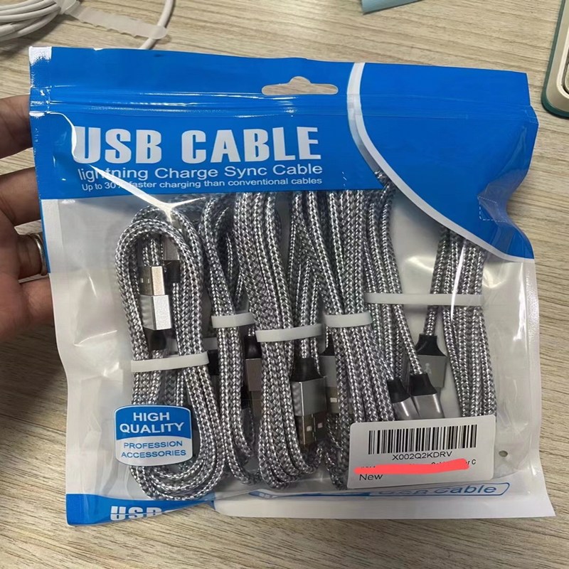 

Apple mobile phone data cable suitable for iphone ipad charging cable nylon, 501 Original
