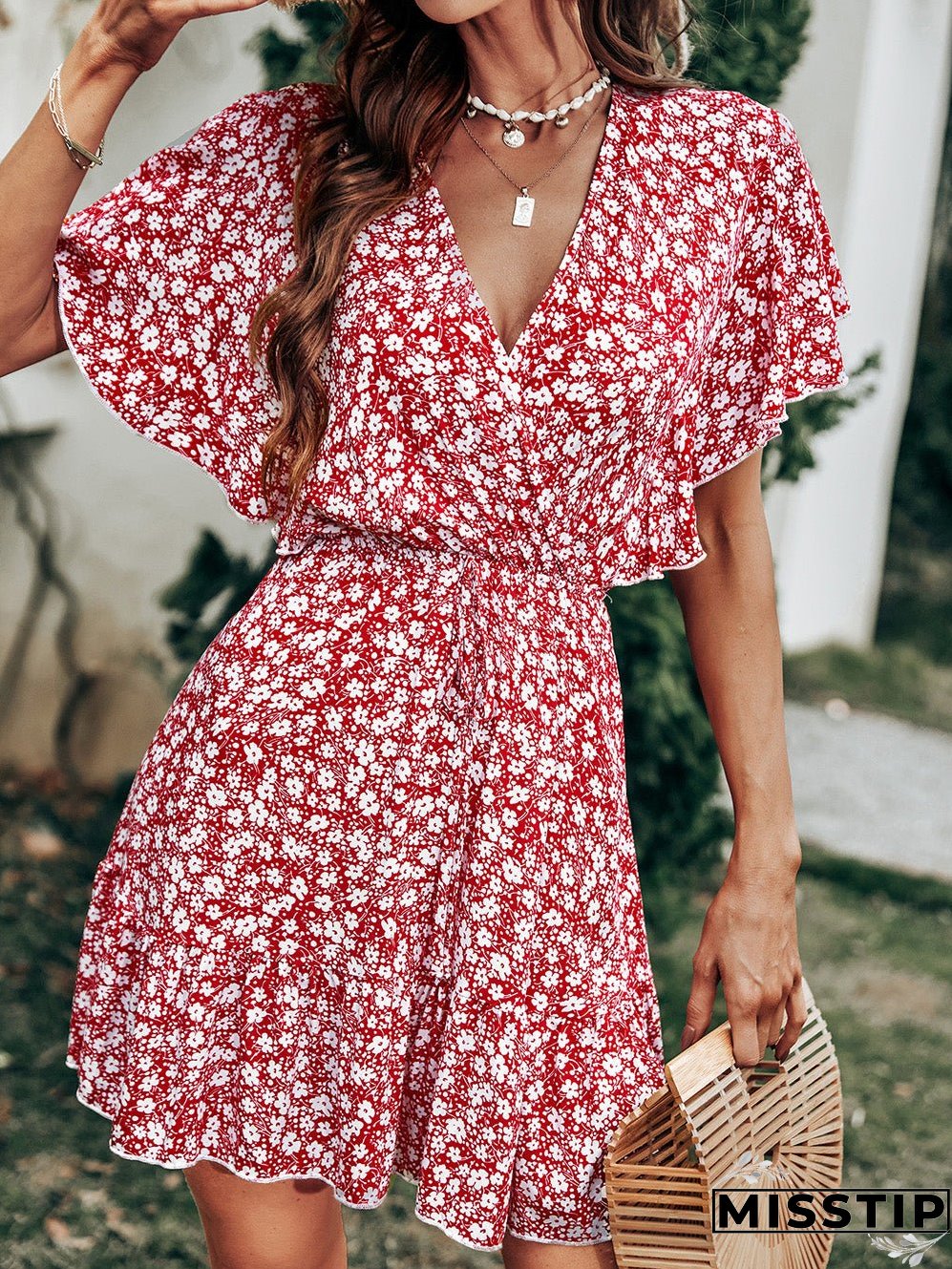 Waist Print Dress