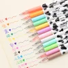 12PCS Random Mixed 0.38mm Color Gel Pen School Opens Season Student Office Cute Stationery Gift