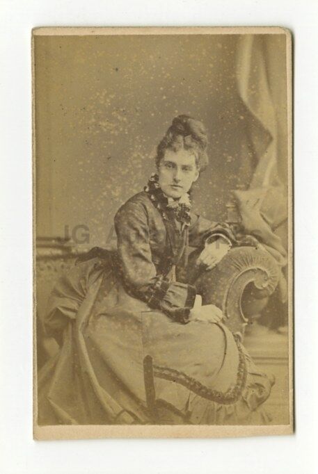 19th Century Fashion - 1800s Carte-de-visite Photo Poster painting - A.L. Henderson of London