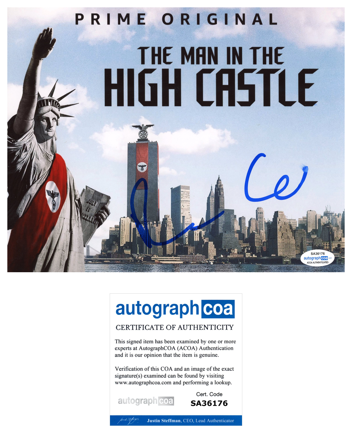 Rufus Sewell Signed Autographed 8x10 Photo Poster painting The Man In The High Castle ACOA COA