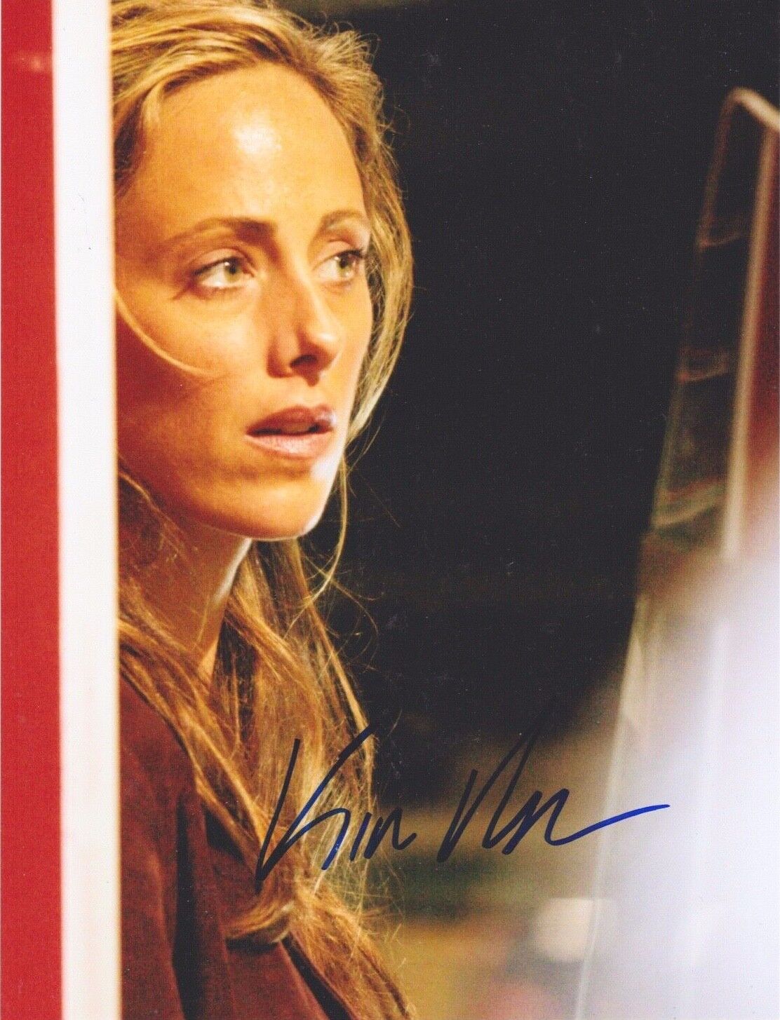 Signed Original Color Photo Poster painting of Kim Raver of Third Watch