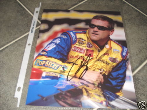 Bobby LaBonte Nascar Racing Autograph Signed 8x10 Photo Poster painting