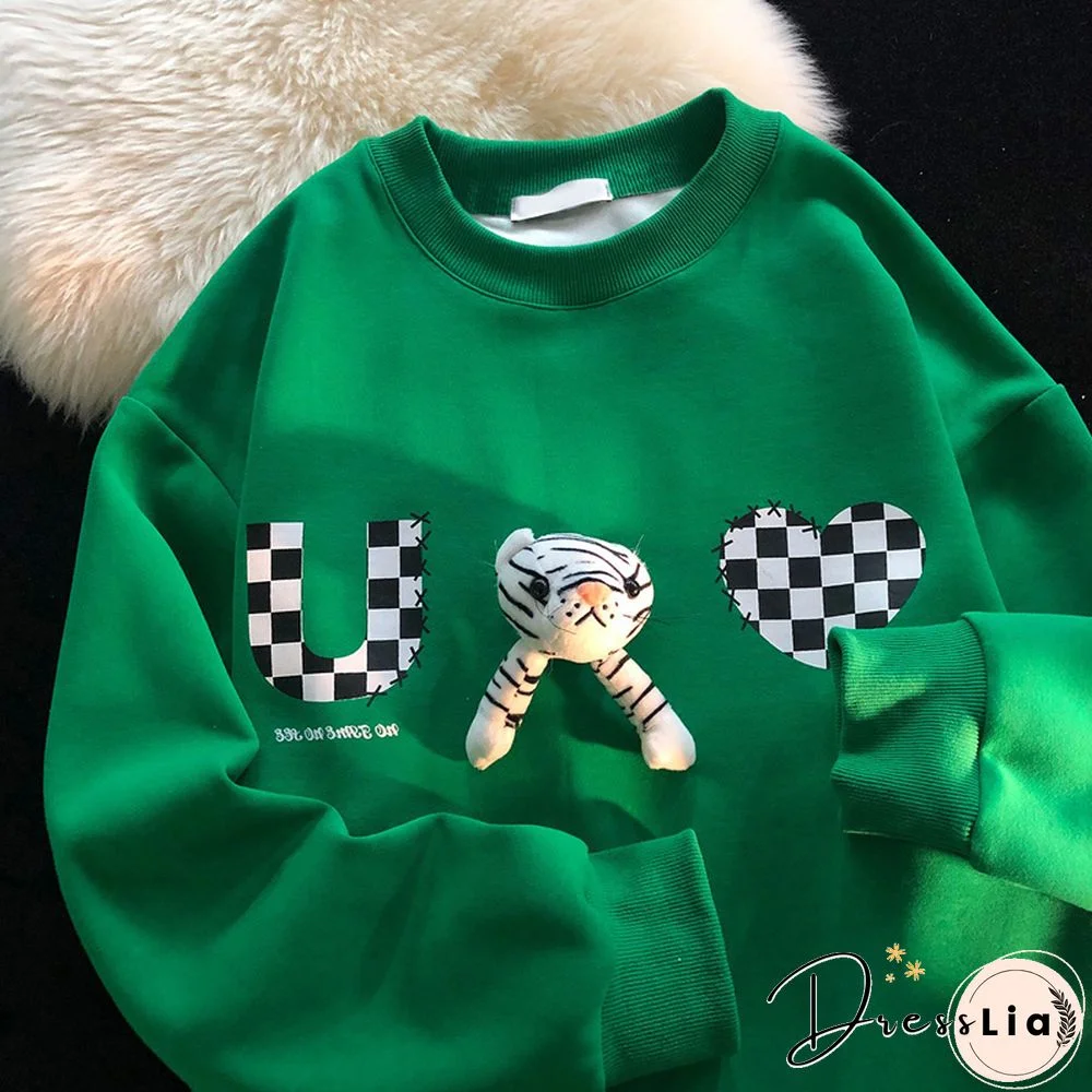 Neutral Red Zodiac Year Tiger Sweater