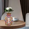 Motif fleur en bois - vase artisanal 5d bricolage