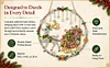 Christmas Diamond Painting Ornament Reindeer Sleigh DIY Kit 9.45x9.45in