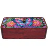 DIY Diamond Art Wooden Storage Box with Lid for Jewelry & Crafts Organization Kit