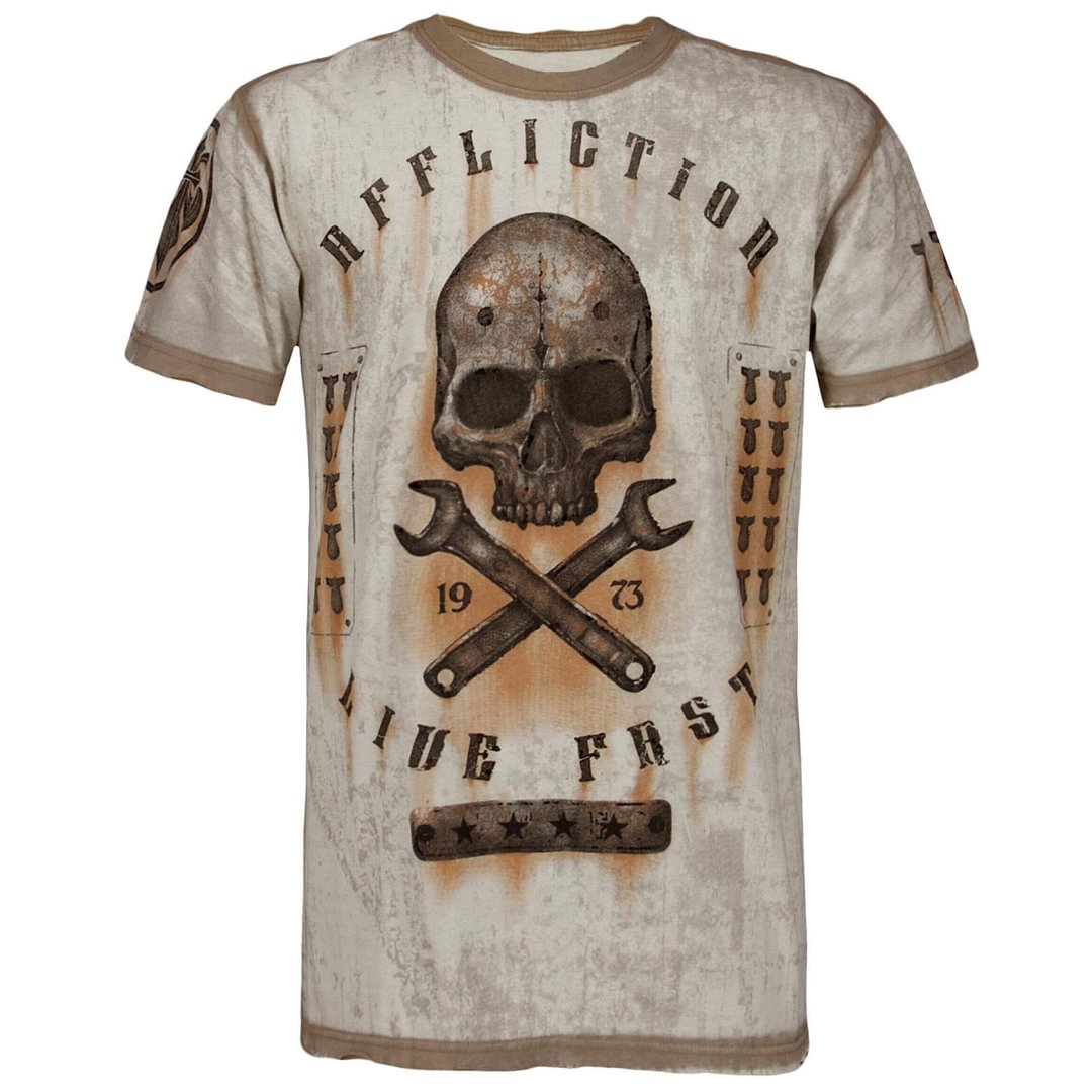 Mens Outdoor Retro Fashion Sports T-shirt / [viawink] /