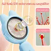 Kids Cat Shape Digital Magnifying Glass 2.0Inch Handheld Microscope for Kid Gift