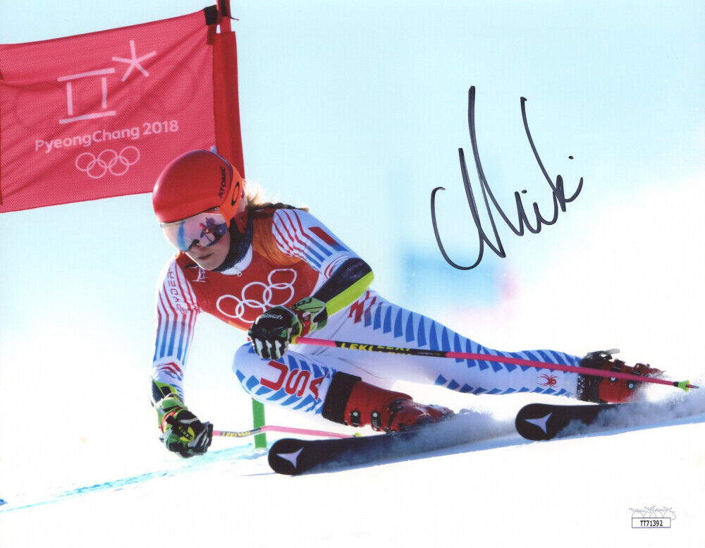 Alpine Ski Racer ~ Alice McKennis ~ Signed Olympics 8x10 Photo Poster painting (JSA COA) Skiing