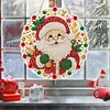 Cute Santa Claus 2D Flat DIY Diamond Painting Pendant 9.84x9.84in