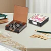 Leather Butterfly Diamond Painting Notecard Box Rhinestones Post It Dispenser