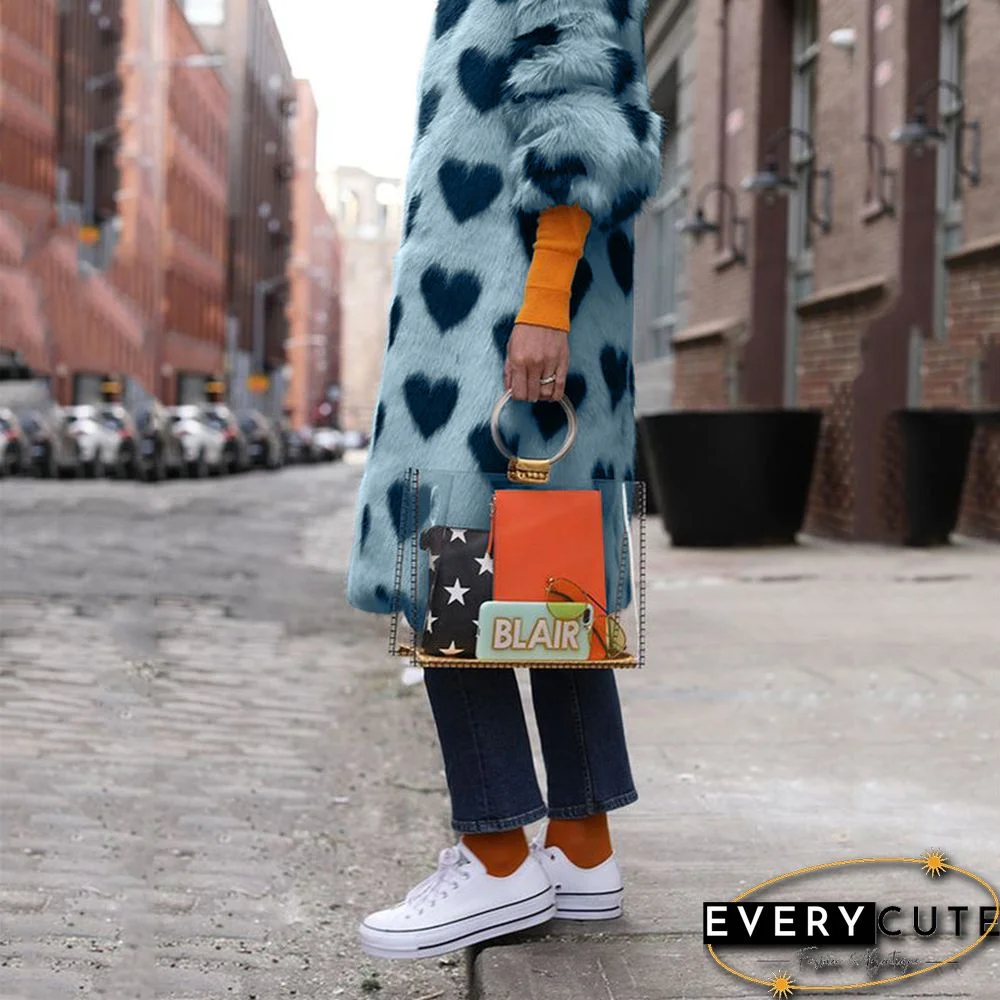 Elegant Lapel Long Sleeve Overcoat