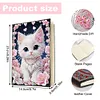 Carnet de bricolage chat fleur