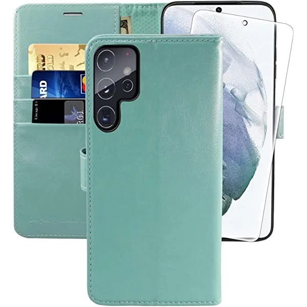 MONASAY Wallet Case for Samsung Galaxy S22 Ultra 5G, 6.8 inch
