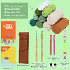 Potted Plant Coasters Crochet Kit with Step-By-Step Video Tutorials, Crochet Hooks for Adults