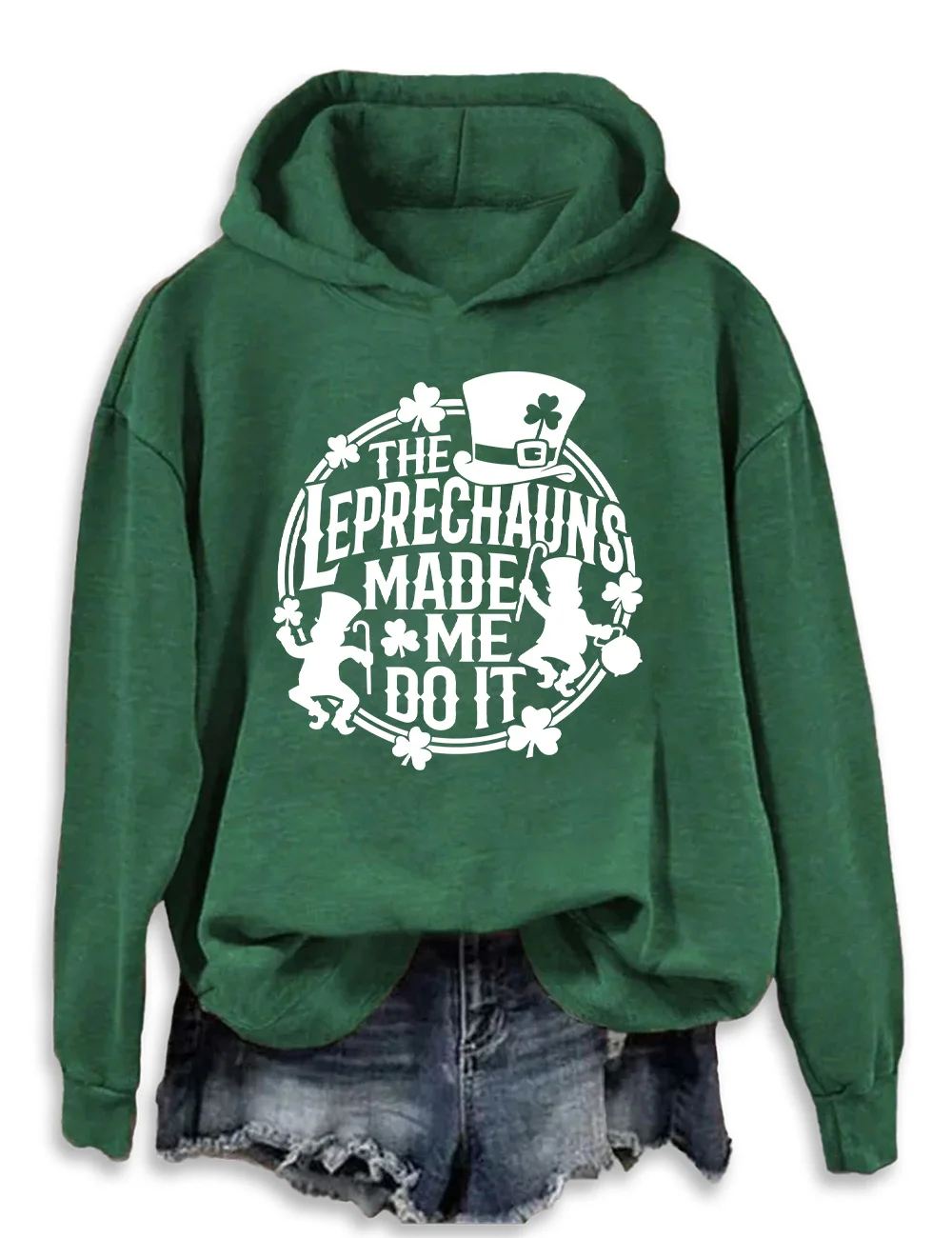 St Patricks Day  Shamrock Hoodie