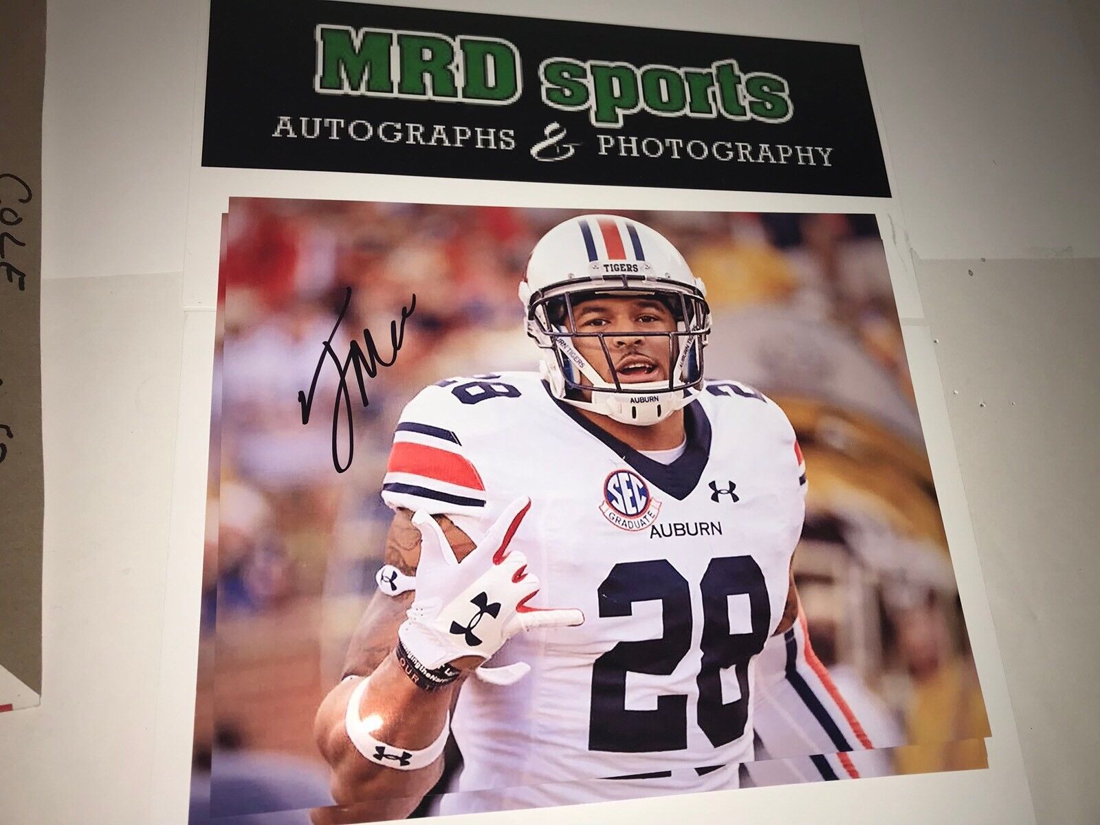 Tray Matthews Auburn Tigers hand signed autographed 8x10 football Photo Poster painting D