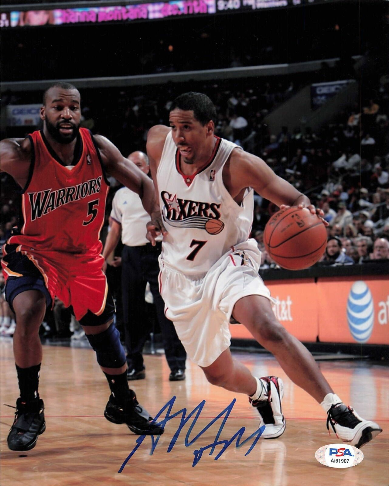 Andre Miller signed 8x10 Photo Poster painting PSA/DNA Philadelphia 76ers Autographed