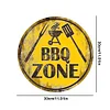 BBQ Area - Vintage Metal Signs(12*12Inch) - Bar