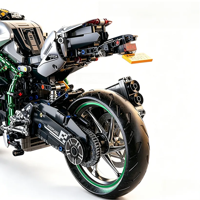 KAVOWORLD 88815 Racing Motorcycle Building Set | 2040 Pieces | 1:5