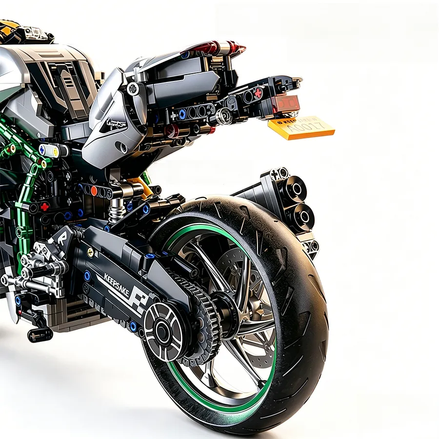 KAVOWORLD 88815 Racing Motorcycle Building Set | 2040 Pieces | 1:5