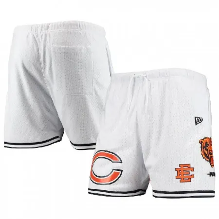 Men's Chicago Bears Pro White/Black Mesh Shorts ABHF