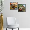 2pcs Diamond Painting -DIY Round Drill Scenery