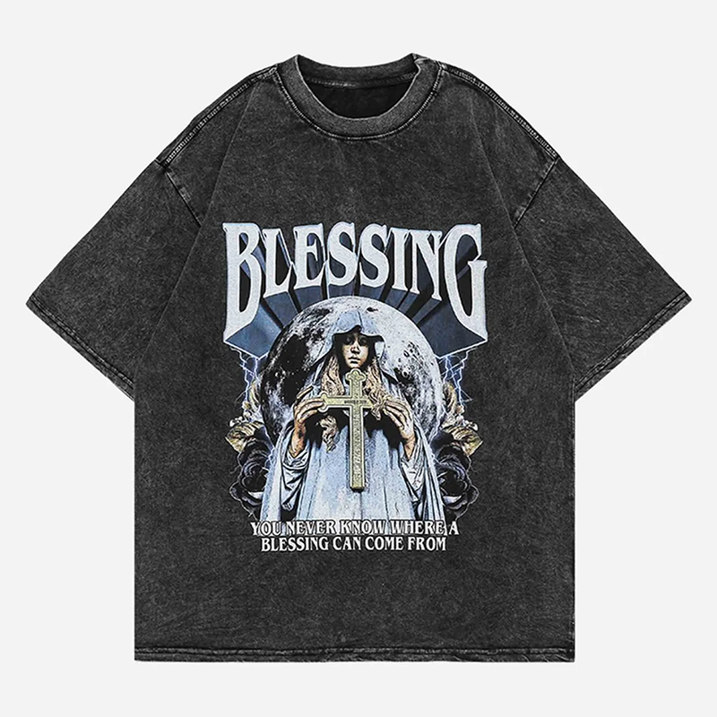 The Supermade Washed And Aged Madonna T-Shirt