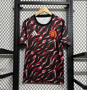 2025/2026 Manchester United Special Edition Red and black Football Shirt 1:1 Thai Quality