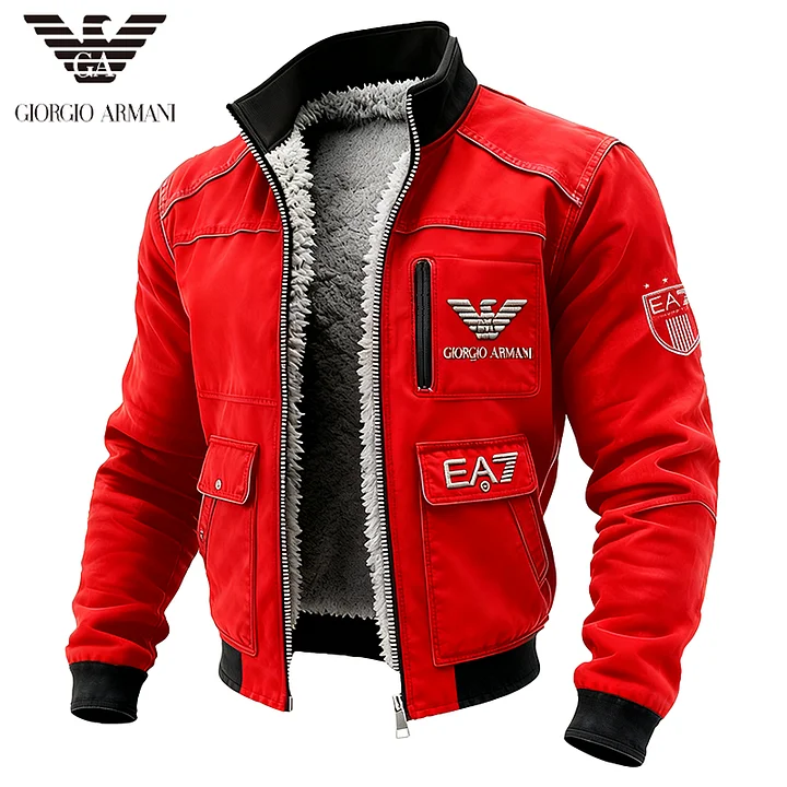 Męska ocieplana kurtka zimowa z polaru Armani&reg;