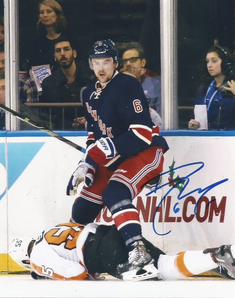 New York Rangers Dylan McIlrath Autographed Signed 8x10 NHL Photo Poster painting COA F