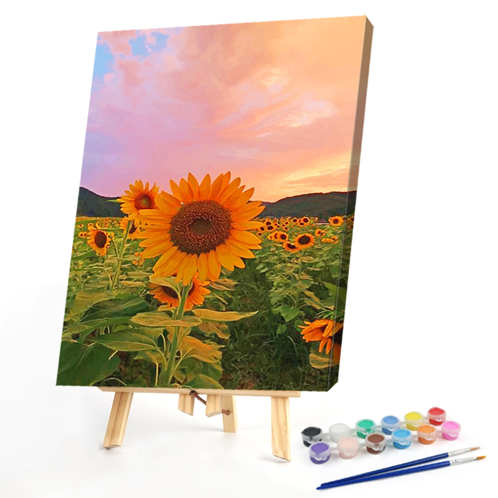 

40*50CM - Paint By Numbers - Sunflower, 501 Original