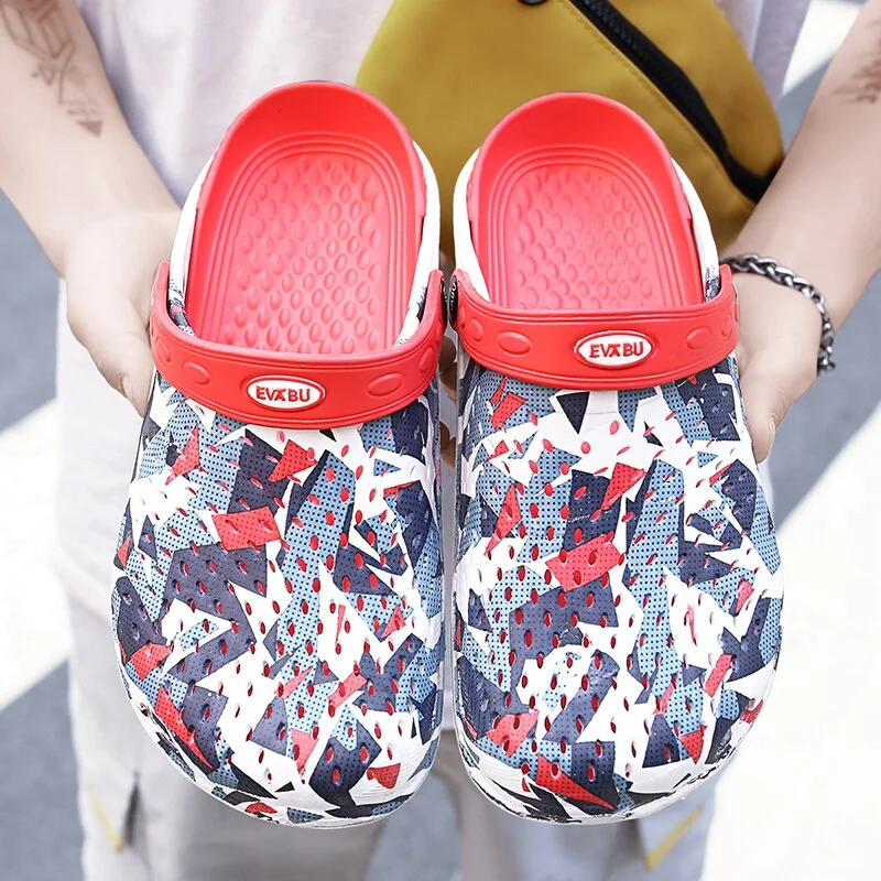 womens sandals 2021 Summer Sandals Hollow Out Breathable Beach Slippers Flip Flops EVA  Men and Women Couple's Porous Shoes