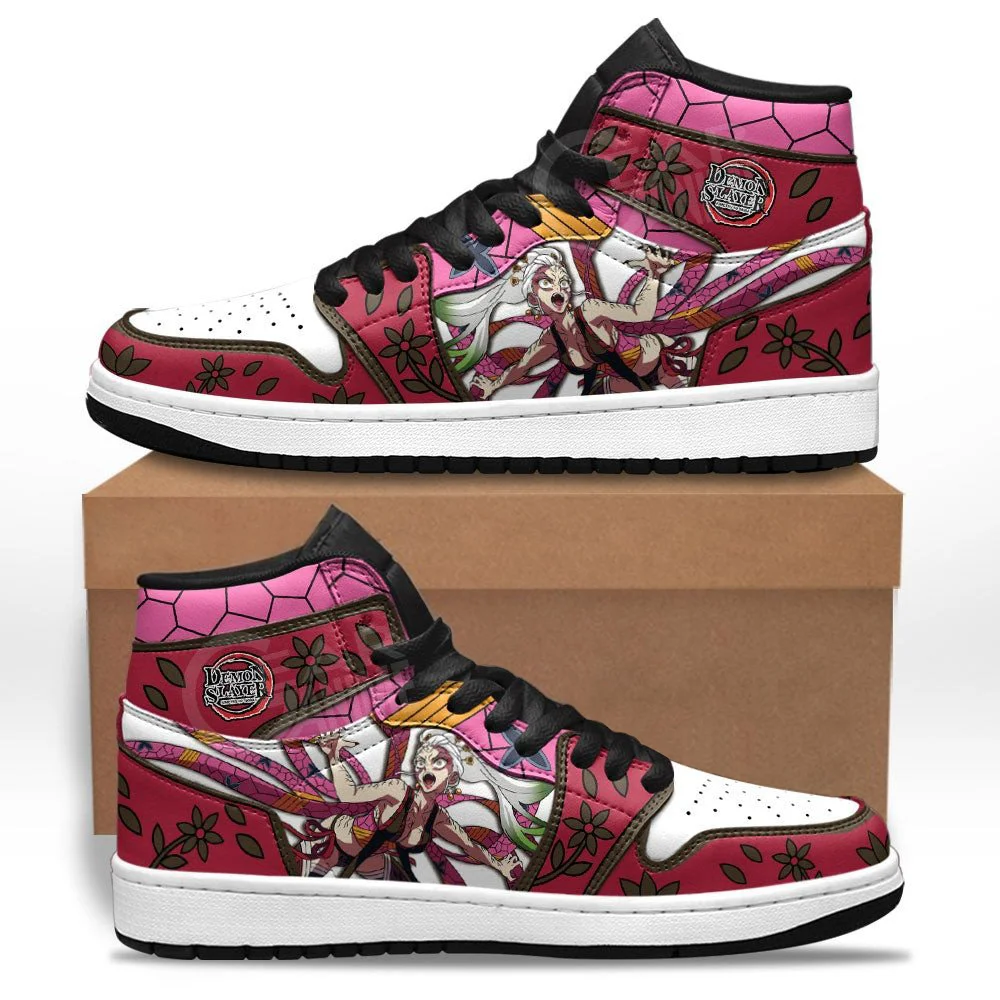 Kingofallstore - Anime Shoes Demon Slayer Daki Sneakers Custom Anime Shoes