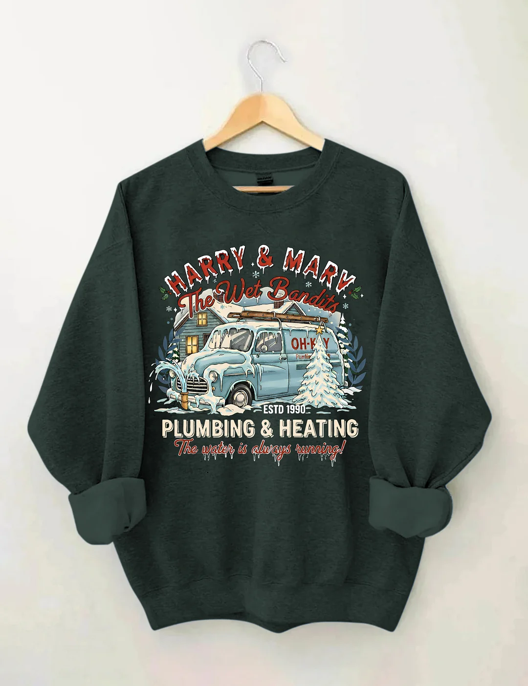 Happy & Mary The Wet Bandits Christmas Sweatshirt