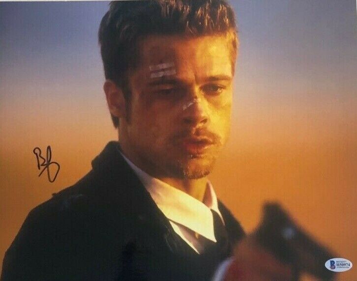 Brad Pitt signed autographed 11x14 Photo Poster painting Fight Club Seven Beckett Authenticated