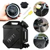 Camping Water Jug with Faucet Portable Water Bucket for Car Camping (Black)