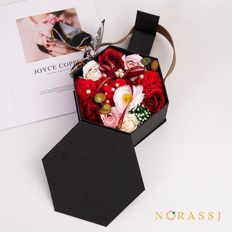 Artificial Rose Flower Box Gift For Valentine's Day