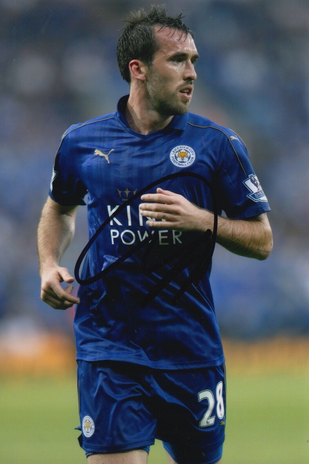 CHRISTIAN FUCHS HAND SIGNED 6X4 Photo Poster painting - FOOTBALL AUTOGRAPH - LEICESTER CITY 1.