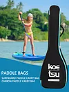 Canoe Paddle Carrying Bag Double Layer Paddle Storage Bag Boat Accessories