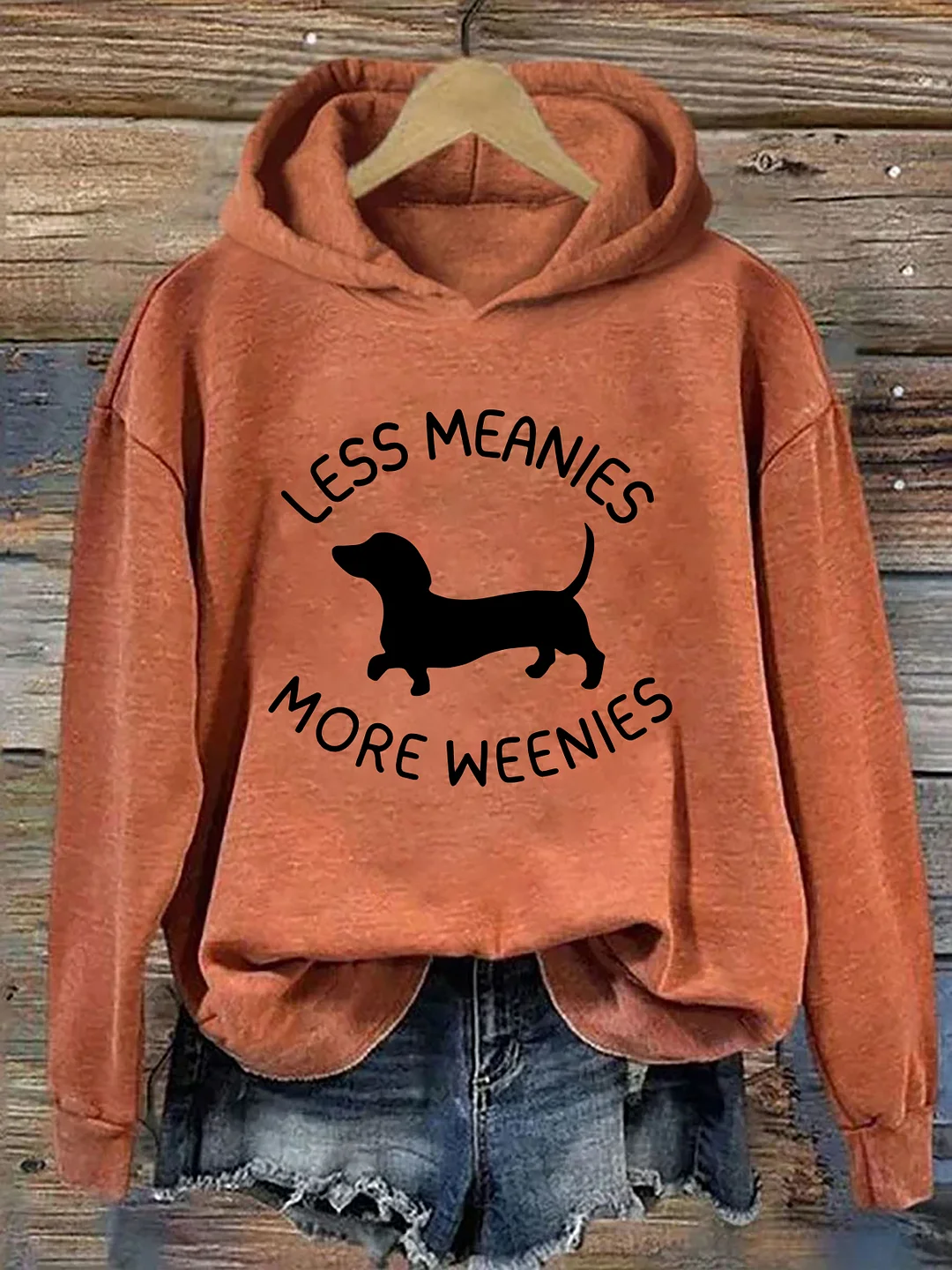 Less Meanies More Weenies Hoodie