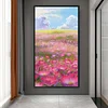 Diamond Painting -DIY Round Drill Mountains Wildflowers（40x70cm）