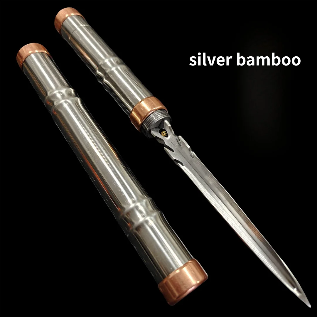 The quenched fine steel rod can be reversely connected to the sword, handicraft ornaments collection