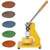 [US Local Warehouse] Circle Sampler Cutter for Film Paper Cloth 90x8MM Die Cutting Machine Manual Round Sample GSM Cut Machine for Fabric Rubber Leather Carpet Paper Foam